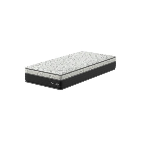 Colchão Solteiro D33 Amarílis 28x 188x 88cm Montreal Branco/Preto