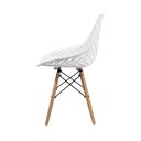 Ver imagem 5 de Kit Mesa Eames Vidro 110cm + 5 Cadeiras Kaila Dsw - Seat&Co