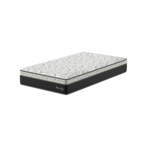 Colchão Solteirão Solteiro D33 Amarílis 28x 198x 108cm Montreal Branco/Preto