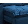 Sofá Retrátil e Reclinável 2,70m em Tecido Veludão C/pillow Nos Braços Athenas:azul/270cm - 8
