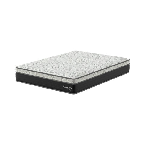 Colchão Casal D33 Amarílis 28x 188x 138cm Montreal Branco/Preto