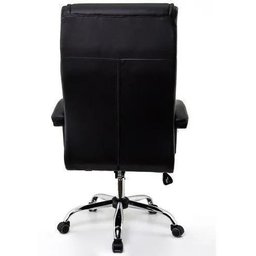 Cadeira de Escritório Presidente Giratória com Molas Ensacadas até 120kg Fox Office Preto - 3