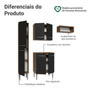 Ver imagem 6 de Armário de Cozinha Compacta 156 Cm Emilly Madesa 03