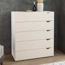 Ver imagem 4 de Cômoda Organizadora 90cm com 5 Gavetas 240822 Linha Porto Politorno