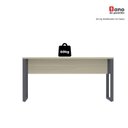 Ver mais imagens de Escrivaninha Mesa Escritório X 150cm Industrial Castanheira e Grafito Cinza