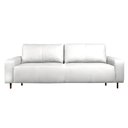 Ver imagem 5 de Sofá Decorativo Sala de Estar Metropole 3 Lugares 220cm Couro Branco - Mozzelar