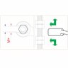 Chave poligonal aberta 11x13 mm - 2