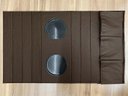 Ver imagem 3 de Bandeja com Porta Copos Flexível Marrom