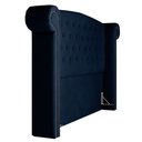 Ver imagem 4 de Cabeceira Cama Box Casal 140cm Provença P02 Veludo Azul Marinho - Mpozenato