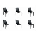 Ver imagem 1 de Conjunto 6 Cadeiras Amanda PVC Preto