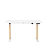 Mesa com Regulagem de Altura Elétrica e Stand Lift 134 Cm - Branco Fosco C/ Mel - 9