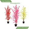 Planta Artificial Árvore Cerejeira Sakura Pessegueiro:Amarelo - 4