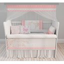 Ver imagem 2 de Kit Berço Enxoval de Bebê Floral Árvore Rosa - Kt511