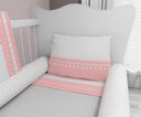 Ver imagem 4 de Kit Berço Enxoval de Bebê Floral Árvore Rosa - Kt511