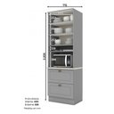 Ver imagem 3 de Torre Quente 01 Forno Americana Cinza/calcare Bp - Henn