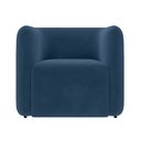 Ver imagem 3 de Poltrona Sala de Estar Decorativa Kit 2 Laguna Veludo Azul Marinho K01 - D'Rossi