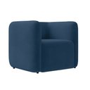 Ver imagem 4 de Poltrona Sala de Estar Decorativa Kit 2 Laguna Veludo Azul Marinho K01 - D'Rossi