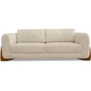 Ver imagem 7 de Sofa Jolie 3 Lugares 230cm Pes Boomerang Linho Boucle 3301 Ezz