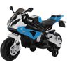 Mini Moto Elétrica Triciclo Criança Infantil Bateria 12V Bmw S1000 RR Azul Luz Som Importway Bw-179  - 1