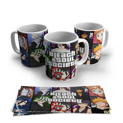 Caneca de Porcelana Anime Bleach Modelo 13