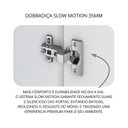 Ver imagem 7 de Guarda-Roupa Casal 6 Portas 6 Gavetas com Espelho 100% MDF Reno Branco