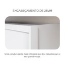 Ver mais imagens de Guarda-Roupa Casal 6 Portas 6 Gavetas com Espelho 100% MDF Reno Branco