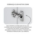 Ver imagem 7 de Guarda-Roupa Casal 6 Portas 6 Gavetas com Espelho 100% MDF Reno Branco