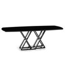 Ver imagem 2 de Conjunto Mesa Jantar Namur Retangular Tampo Barril 220x110cm + Cadeiras Tienen Encosto Estofado -