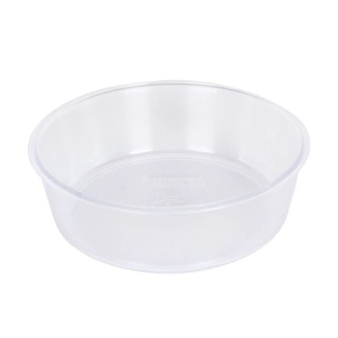 Tigela Redonda Cristal Incolor Média 125ml 12 Unidades Pet Piu Jel Plast