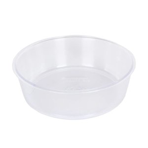 Tigela Redonda Cristal Incolor Média 125ml 12 Unidades Pet Piu Jel Plast