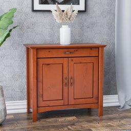 Buffet Aparador Madeira Maciça 2 Portas 1 Gaveta Bella  - 1