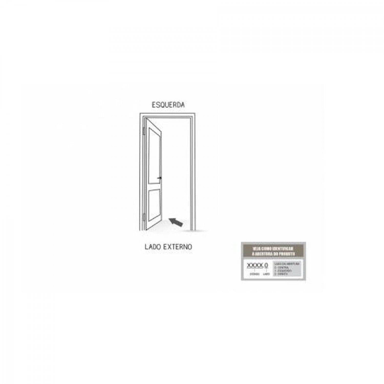 Porta de Alumínio Lambri 215x85cm com Maçaneta e Vidro Mini Boreal Lucasa Alumínios  - 3