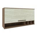 Ver imagem 1 de Armario Aereo 120cm 1 Porta Tannat/legno Crema Evolution Batrol