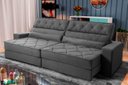 Ver imagem 1 de Sofá Retrátil Reclinável 300cm Albany Suede Velut com Molas Ensacadas - King House