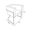 Kit 6 Cadeiras de Jantar Premium Base de Ferro Dourada Veludo Bege - 5