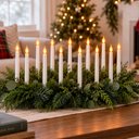 Ver imagem 5 de Jogo Velas Leds Decoração Natal Enfeite 27,5cm Kit 12PÇS