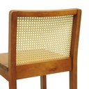 Ver imagem 7 de Banqueta Média Pérola Madeira Maciça Telinha C/ 62cm - Amêndoa - Ripado Madeira