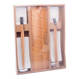 Conjunto Comida Japonesa com 9 Peças para Sushi de Bambu Nagoya Casa Del Grande - 2