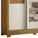 Ver imagem 6 de Guarda Roupa Casal 202cm com Espelho Arden Freijó/off Z17 - Mpozenato