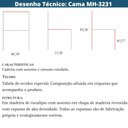 Ver imagem 5 de Cadeira Mh-3231 Herval Madeira Maciça Amêndoa Assento Estofado em Linho Bege C