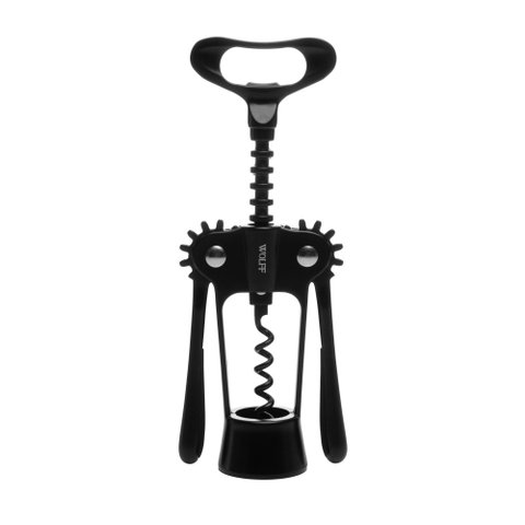 Saca-Rolhas Chef Pro Liga de Zinco 18 cm Preto Wolff