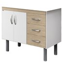 Ver imagem 1 de Armário Cozinha Tóquio 95,2cm Cerejeira - 539149 - A.j.rorato Armario Cozinha Toquio 95,2cm Cerejeir