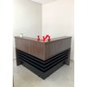 Balcão de Atendimento para Escritório/Recepção em L - Elegante e Funcional 147,7x147,7cm - 16