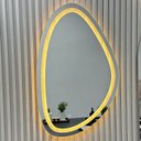 Ver imagem 3 de Espelho Orgânico Jateado 58x90 3 Tons de Led e Botão Touch