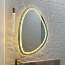 Ver imagem 5 de Espelho Orgânico Jateado 58x90 3 Tons de Led e Botão Touch