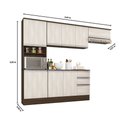 Ver imagem 5 de Cozinha Compacta 9 Portas 2 Gavetas Com Balcão Tampo Paris Poliman Móveis