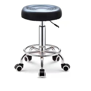 Mocho Redondo Giratório com Ajuste de Altura Tatuador/manicure