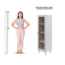 Ver imagem 7 de Cristaleira + Aparador Buffet Ditália E-963-r-629 Cor:cinza