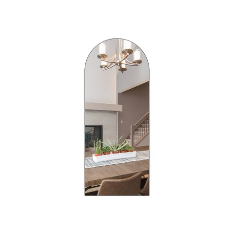 Espelho Vitral Gigante 150x50 Corpo Inteiro Diferente Preto