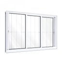 Ver imagem 2 de Janela de Alumínio de Correr 120x150cm 3 Folhas com Grade Lucasa